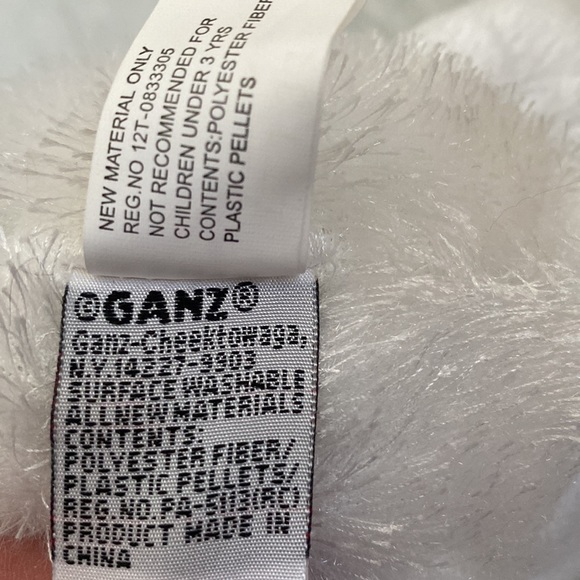 Ganz Webkinz White Rabbit Plush Toy Retired Stuffed Animal Collectible Size OS - Picture 13 of 16